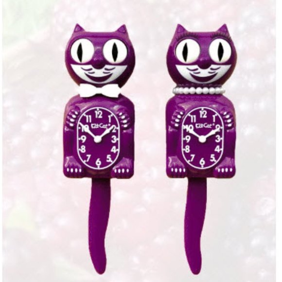 Urban Outfitters Boysenberry Kit-Cat Clock - Picture 4 of 4